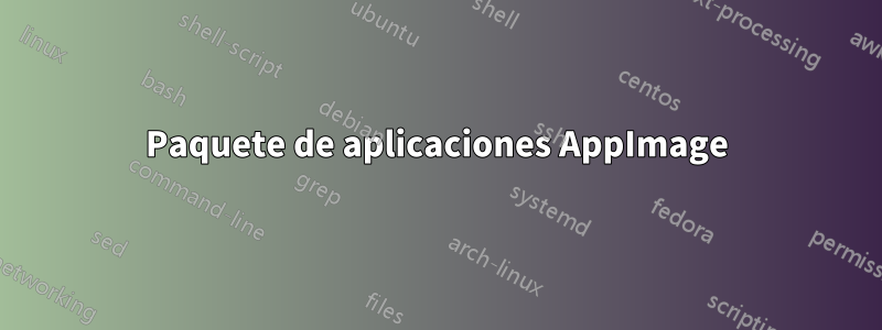 Paquete de aplicaciones AppImage