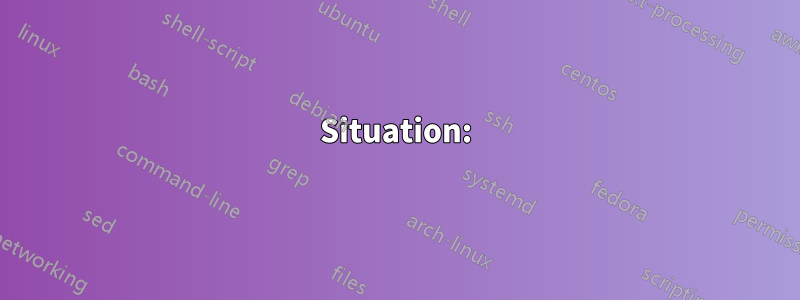 Situation: