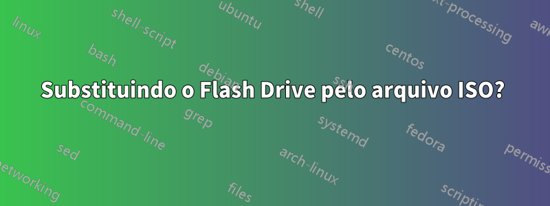 Substituindo o Flash Drive pelo arquivo ISO?