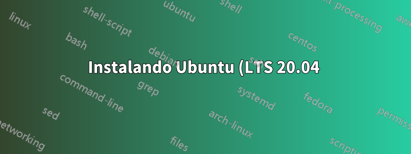 Instalando Ubuntu (LTS 20.04) no Macbook