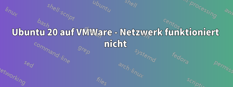 Ubuntu 20 auf VMWare - Netzwerk funktioniert nicht