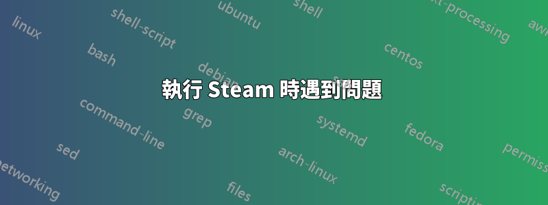 執行 Steam 時遇到問題