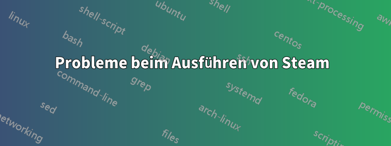 Probleme beim Ausführen von Steam 