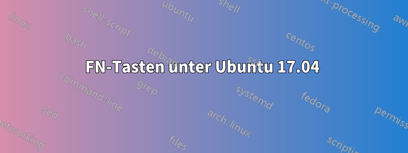 FN-Tasten unter Ubuntu 17.04