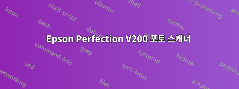 Epson Perfection V200 포토 스캐너