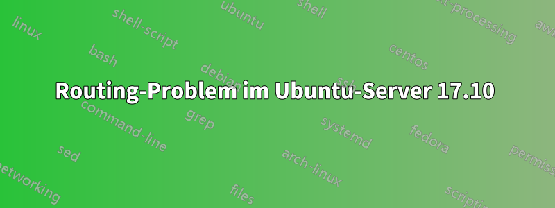 Routing-Problem im Ubuntu-Server 17.10