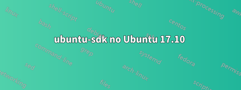 ubuntu-sdk no Ubuntu 17.10