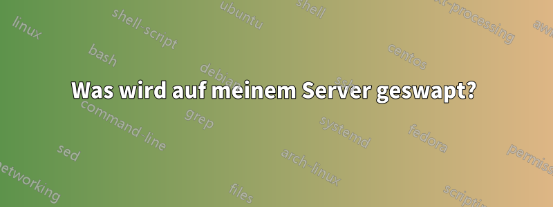 Was wird auf meinem Server geswapt?