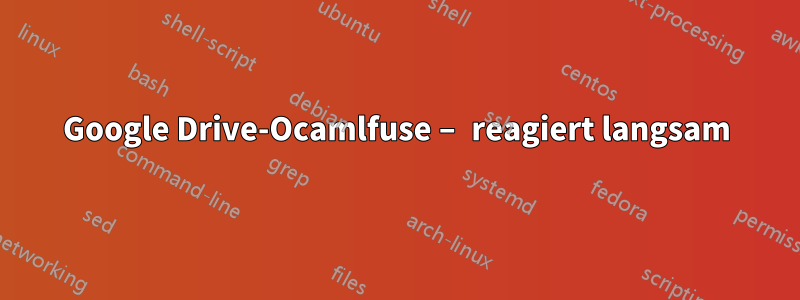 Google Drive-Ocamlfuse – reagiert langsam