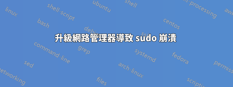 升級網路管理器導致 sudo 崩潰