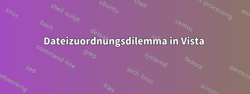 Dateizuordnungsdilemma in Vista
