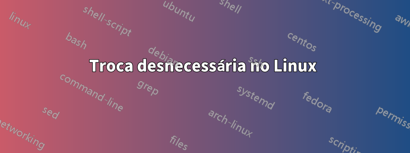 Troca desnecessária no Linux