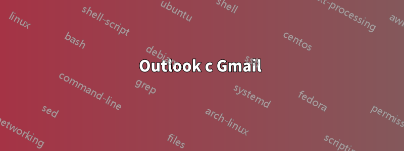 Outlook с Gmail