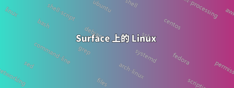 Surface 上的 Linux