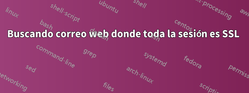 Buscando correo web donde toda la sesión es SSL 