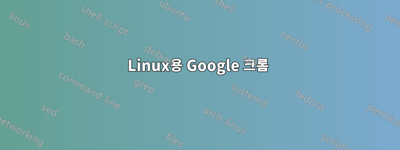 Linux용 Google 크롬