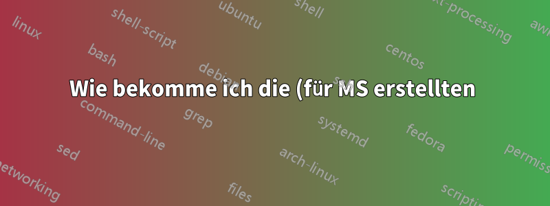 Wie bekomme ich die (für MS erstellten) Programme der Football Guys-Website unter Linux zum Laufen?