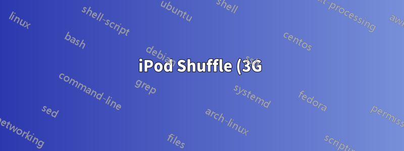 iPod Shuffle (3G) – nova unidade está produzindo “aviso de sobrecarga de USB”