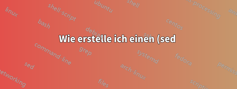 Wie erstelle ich einen (sed) regulären Ausdruck, der alle Vorkommen eines Zeichens ersetzt und das letzte löscht?