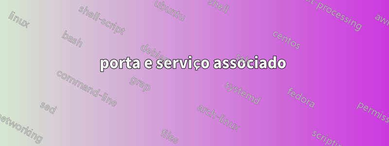 porta e serviço associado