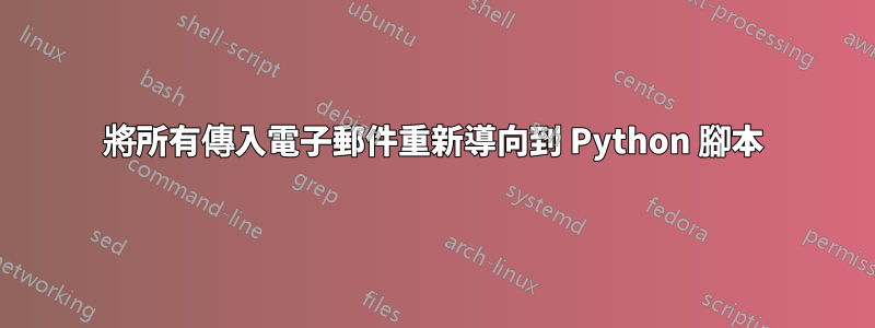 將所有傳入電子郵件重新導向到 Python 腳本