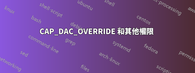 CAP_DAC_OVERRIDE 和其他權限