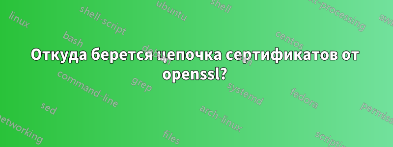 Откуда берется цепочка сертификатов от openssl?