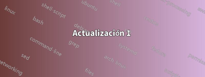 Actualización 1