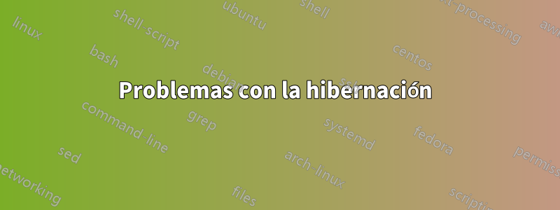 Problemas con la hibernación 