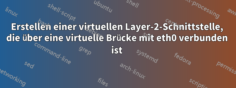 Erstellen einer virtuellen Layer-2-Schnittstelle, die über eine virtuelle Brücke mit eth0 verbunden ist