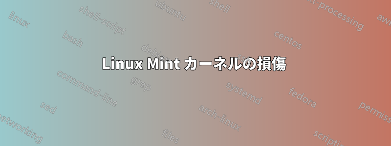 Linux Mint カーネルの損傷