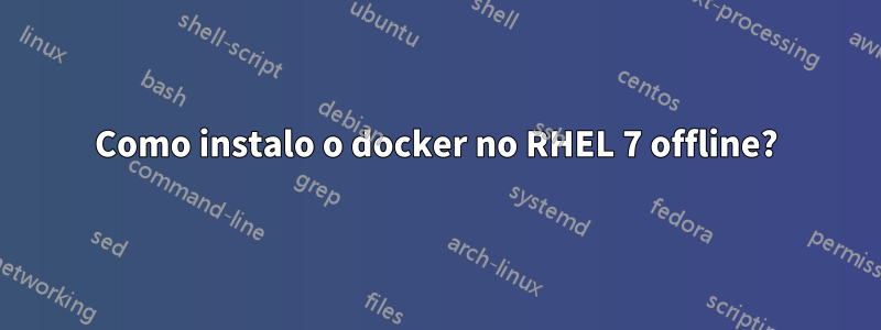 Como instalo o docker no RHEL 7 offline?