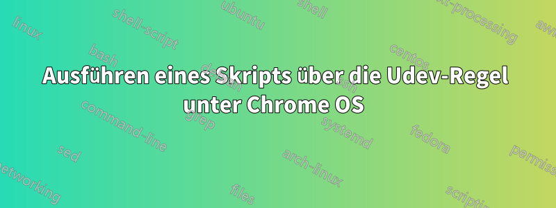 Ausführen eines Skripts über die Udev-Regel unter Chrome OS 