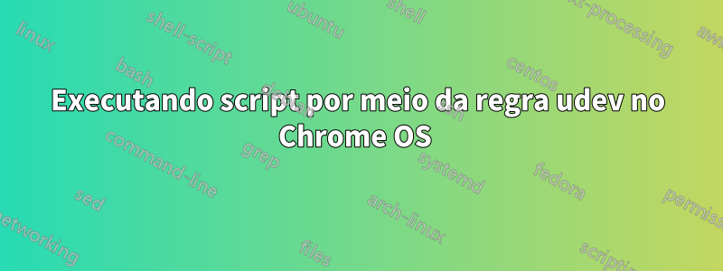 Executando script por meio da regra udev no Chrome OS 