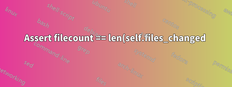 Assert filecount == len(self.files_changed) AssertionError를 사용하여 모든 명령에서 duply가 실패합니다.