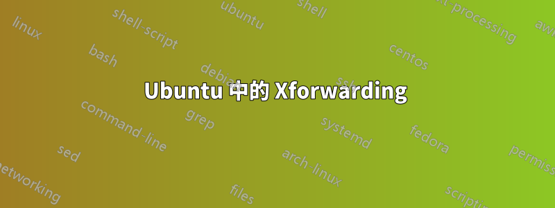 Ubuntu 中的 Xforwarding