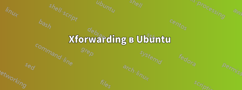 Xforwarding в Ubuntu