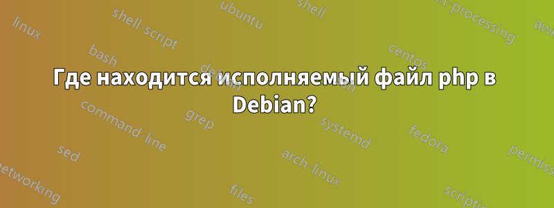 Где находится исполняемый файл php в Debian?
