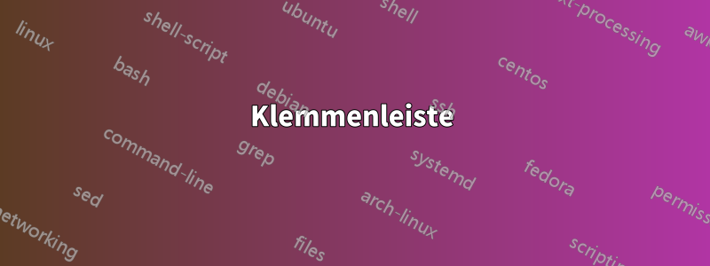 Klemmenleiste