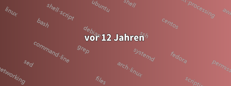 vor 12 Jahren