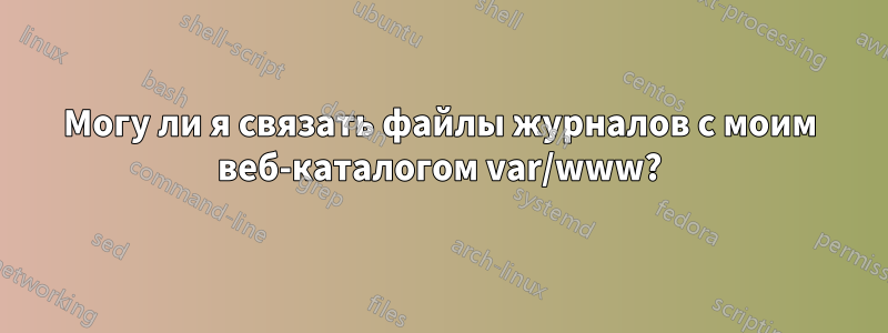 Могу ли я связать файлы журналов с моим веб-каталогом var/www?