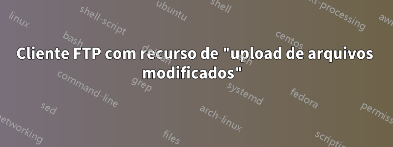 Cliente FTP com recurso de "upload de arquivos modificados"