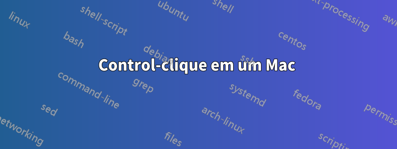 Control-clique em um Mac