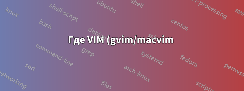 Где VIM (gvim/macvim) хранит файлы подкачки для несохраненных/безымянных буферов?