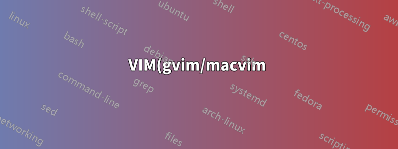 VIM(gvim/macvim)은 저장되지 않거나 이름이 지정되지 않은 버퍼에 대한 스왑 파일을 어디에 보관합니까?
