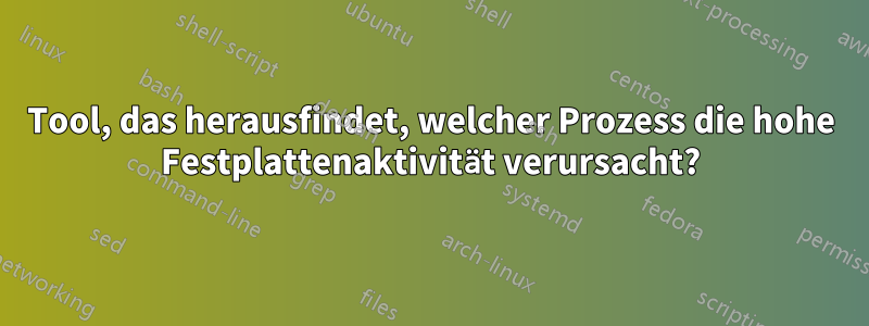 Tool, das herausfindet, welcher Prozess die hohe Festplattenaktivität verursacht?