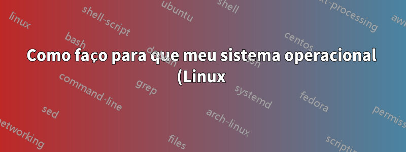 Como faço para que meu sistema operacional (Linux) ative automaticamente o F-Lock em meu teclado Logitech?
