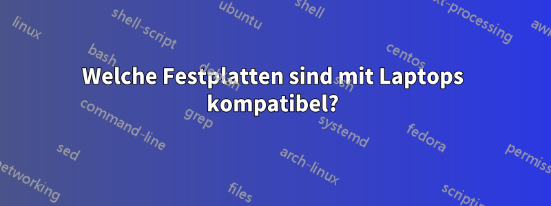 Welche Festplatten sind mit Laptops kompatibel?