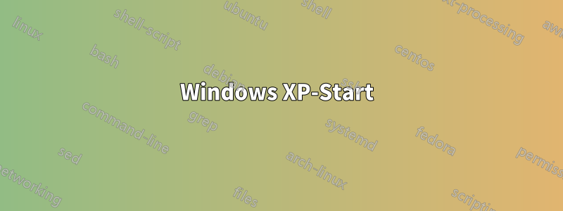 Windows XP-Start 