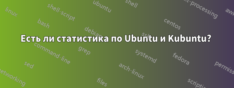 Есть ли статистика по Ubuntu и Kubuntu?